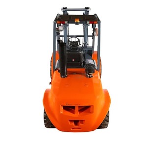 מלגזה 4x4 מפרקי שטח גס אדום בניית משאית דיזל שטח ידנית תורן מנוע מקור כוח 2.5-3.5 טון