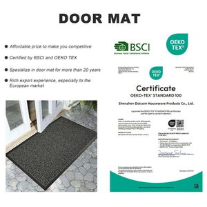 Tapis d'entrée en PVC personnalisé en gros avec bord anti-frisottis en PVC, tapis de sol résistant aux intempéries et anti-salissures pour projets commerciaux - Product Image 6