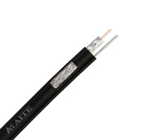 Kabel koaksial dengan kabel daya RG6 + 2C untuk kabel Kamera CCTV/CATV
