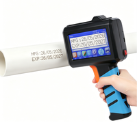 Imprimante jet d'encre industrielle portable Yaomatec, machine de codage par lots de numéros de série, imprimante de texte personnalisée pour tuyaux PPR PVC