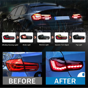 Feux arrière LED pour voitures BMW Série 4 F10 F30 F31 F33 F32 F82 M4 Gts M5 F90, feux arrière LED clairs LCI, accessoires <span class=keywords><strong>de</strong></span> voiture - Product Image 4