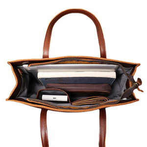 กระเป๋าถือผู้หญิงหนังแท้สไตล์ใหม่ หนังวัวชั้นบนสุด กระเป๋าสะพายไหล่เดี่ยว เรียบง่ายและใช้งานได้หลากหลาย กระเป๋าสะพายข้างผู้หญิง - Product Image 2