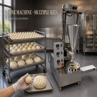Machine automatique en acier inoxydable pour la fabrication de pains vapeur, de dim sum, de soup dumplings, de xiaolongbao, de baozi et de momo