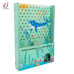 Gioco Educativo Montessori in Legno per Bambini, Macchina Acchiappa Palle, Giocattolo Educativo per Bambini - Product Image 1