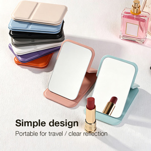 <b>Foldable</b> Travel Makeup <b>Mirror</b> with High Definition Glass and Elegant Design for Cosmetic Gift and Retail Use - Product Image 3
