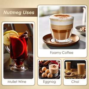 Nuez Moscada Entera Orgánica Culinaria de Calidad Excepcional, Sabor Ligeramente Dulce y Aroma Picante - Product Image 6