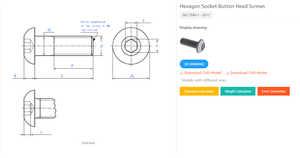 Customized M3 M4 <strong>M5</strong> M6 M8 M10 Stainless Steel Ss304 316 Round Head <strong>Bolts</strong> ISO7380 Mushroom Hexagon Socket Button Head <strong>Bolts</strong> - Product Image 5
