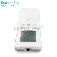 ES-AC116-A AC télécommande intelligente de haute qualité 38KHZ affichage LED numérique NOUVEAU ABS télécommande A/C télécommande infrarouge 11 touches AC