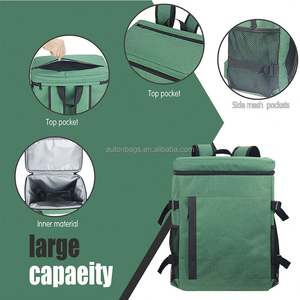 OEM Custom Polyester Casual Soft <b>Cooler</b> <b>Backpack</b> Waterproof Leakproof Insulated Large Capacity Picnic Camping Lunch Low MOQ - Product Image 5