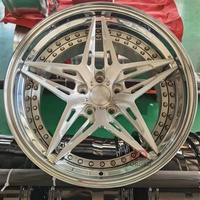 Jantes en alliage forgées brossées et polies 2 pièces 5x120 5x112 5x114.3 18 19 20 21 22 pouces pour BMW M2 M3 M4 Benz Audi Porsche