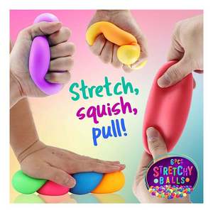Premium Customized Eco-friendly TPR <b>Squeeze</b> <b>Ball</b> Kids Anxiety Relief High Quality Soft Sensory Squishy Toy Slow Rise CE - Product Image 5