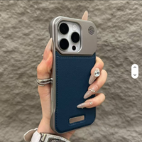 Coque de téléphone Apple 17 Promax Borderless Aromatherapy, Apple 16 Anti Drop 15 Housse de protection en cuir personnalisée Simple Business