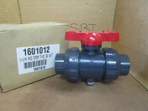 PLC AV PVC Ball 1601012 1-1/4" socket glue in PVC EPDM 32-1-1/4 New Warranty Product - Product Image 1