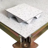 600*600*35mm Surface HPL PVC tout acier antistatique sol PVC salle des machines ordinateur centre de données frais généraux plancher surélevé