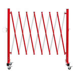 Trafik taşınabilir Metal geri çekilebilir çit bariyer geçici kalabalık kontrolü mobil katlanır güvenlik kapısı - Product Image 1