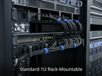 Sistema Telefónico IP PBX Híbrido de 16 Puertos FXO y 16 FXS, Compatible con 1600 Usuarios, 4 Gigabit GE, Gateway SIP, Asterisk 3CX, para Empresas y Hoteles