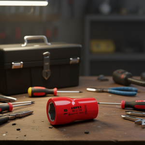 Knipex <b>Socket</b> Wrench <b>18mm</b> 1000V Insulated Made In Germany - Product Image 3