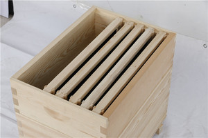 Ruche en bois pour apiculture, 10 cadres, en pin, boîte à abeilles australienne avec <span class=keywords><strong>toit</strong></span> métallique - Product Image 4