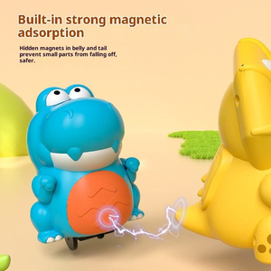 Elektrisches Schaukelndes Dinosaurier-Spielzeug Niedliche Bewegliche Dino-Figur Lehrreiches Interaktives Spielzeug für Kinder Kleinkinder Frühpädagogisches Spiel - Product Image 4