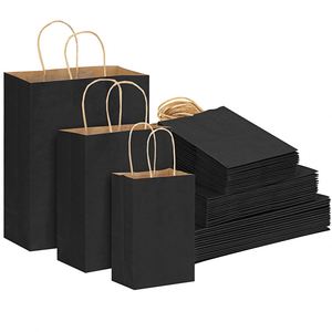 Custom Printed Eco-Friendly Classic Laminated Your Own Logo Takeaway Restaurant Catering Food Packaging Kraft <b>Brown</b> Paper Bag - Product Image 1