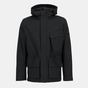 Chaqueta Térmica con Capucha para Hombre, para Invierno, Senderismo al Aire Libre, Impermeable, Cortavientos, Transpirable, Cómoda, Nuevo Diseño, Color Sólido en la Parte Delantera - Product Image 5