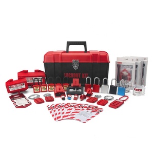 Công nghiệp lockout-tagout hộp công cụ điện <span class=keywords><strong>Kit</strong></span> với PC ổ khóa miễn phí kết hợp cửa sử dụng - Product Image 6