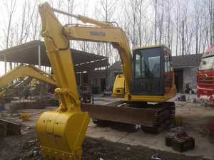 Excavadora sobre orugas Komatsu usada, máquina antigua de 6 toneladas con bomba de engranajes, componentes centrales PLC a la venta en Shanghai, China - Product Image 5