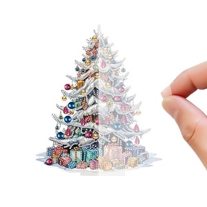 ชุดเครื่องประดับคริสต์มาสตั้งโต๊ะขนาดใหญ่แท่นวางต้นไม้อะคริลิคใสสำหรับบ้าน - Product Image 1