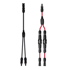 ขั้วต่อฟิวส์สายเคเบิล Y สำหรับพลังงานแสงอาทิตย์ nspv 20A H21Y15 25A XLPE ทองแดงชุบดีบุก6มม. 10AWG 300มม. สายรัด IP68 1500V - Product Image 1