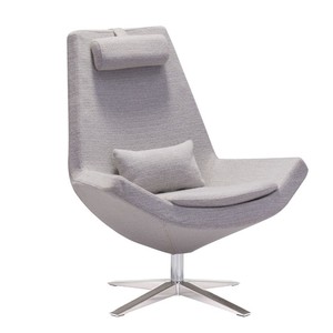 Silla de salón giratoria Metropolitan con respaldo alto y diseño moderno para ocio, fácil de usar para dormitorio al aire libre, uso en sala de estar de Hotel - Product Image 3