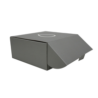 Boîtes d'emballage cadeau pliantes en carton ondulé kraft recyclables personnalisées avec gaufrage pour chaussures chaussettes fourrure et expédition personnalisée