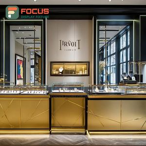 High Visibility Custom Jewelry Retail Fixtures Manufacturer Polished Surface Boutique Space Jewelry Cabinet - Product Image 6