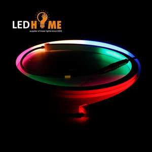LEDHOME ไฟ RGB ตกแต่งแบบยืดหยุ่นได้,ไฟแถบนีออนตกแต่งด้วยชิป Epistar IP67 5050SMD มุมมองด้านบนกันน้ำกลางแจ้ง - Product Image 4