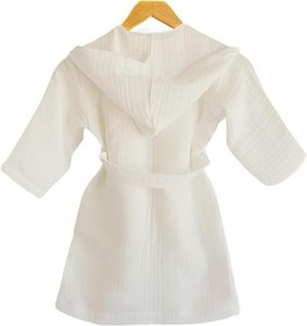 Serviette de <span class=keywords><strong>bain</strong></span> à capuche en coton biologique pour enfants <span class=keywords><strong>Peignoir</strong></span> en mousseline respirante avec bonnet de <span class=keywords><strong>bain</strong></span> pour enfants Coton biologique certifié - Product Image 3
