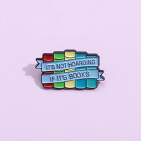 Accessoires de mode créatifs et simples Broche Personnalité Livre Forme Métal Badge Cartoon Livre Série Sac Épinglettes en émail