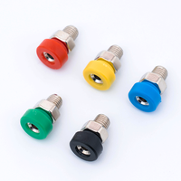 CXSDDZ-203A Prise banane en laiton 2 mm 10A avec boîtier ABS pour application sur circuit imprimé, longueur 10 mm