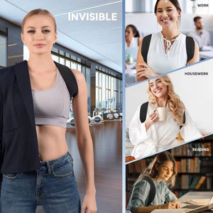 Usine unisexe Posture correcteur ceinture de soutien élastique droit dos et épaule redresseur dispositif de Correction de protection - Product Image 5