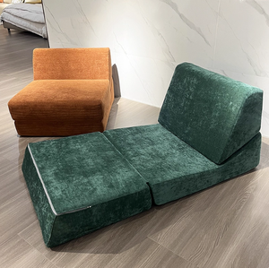 Moderna dupla utilização único sofá-cama vácuo preguiçoso lazer compressão dobrável cadeira IB942 para pequeno apartamento ou sala de estar - Product Image 2