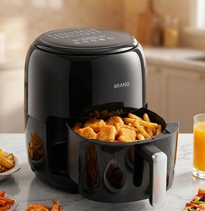 <span class=keywords><strong>Freidora</strong></span> de <span class=keywords><strong>Aire</strong></span> <span class=keywords><strong>Gourmia</strong></span> de 4 Cuartos de Galón con Pantalla Digital FryForce360, 8 Programas Preestablecidos, Asar, Hornear, Grillar, Deshidratar, Apta para Lavavajillas, Accesorios - Product Image 6