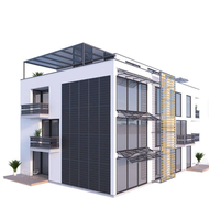 Tuile solaire photovoltaïque intégrée au bâtiment (BIPV) à double vitrage, résistance au vent 60 m/s, résistance à la neige 1,4 KN/m²