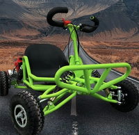 Nouveau Kart à Pédale à Essence 80CC UTV Tout-Terrain pour Plage avec Moteur Deux Temps et Vitesse de 35 km/h pour Aventures en Plein Air