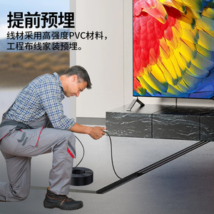 สายเคเบิลไฟเบอร์ออปติก HDMI ความละเอียดสูง 10 ม. สำหรับจอคอมพิวเตอร์ โปรเจคเตอร์ รองรับ 8K - Product Image 1