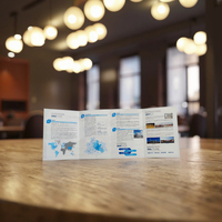 Impression de brochures pliées, demi-pliées, tri-pliées, multi-pliées, dépliants, promotion de l'intérêt public, immobilier, papier