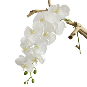 Orquídeas Blancas Artificiales Everbloom de Alta Calidad, Phalaenopsis Artificiales al por Mayor, Diseño de Mariposa con Tacto Real, Hechas a Mano con Película Suave - Product Image 5
