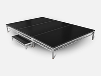 Plataforma de escenario portátil Lite Deck para conciertos y eventos, estructura de armazón de aluminio Lite Deck.