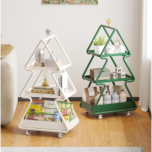 <strong>Christmas</strong> <strong>Tree</strong> Small Coffee <strong>Table</strong> Living Room End <strong>Table</strong> Portable Trolley - Product Image 1