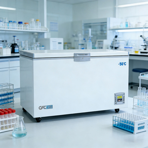 <span class=keywords><strong>Congélateur</strong></span> horizontal commercial à porte unique ultra-basse température pour la conservation de la viande et des fruits de mer, équipement de réfrigération à refroidissement par ventilateur - Product Image 6