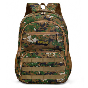 Tactical Backpack With Molle System Outdoor Sports Men's Computer Bag For School And Travel Khaki Gray Green Blue - Product Image 5