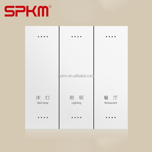 Interruptor Doméstico Inteligente Padrão do Reino Unido com Suprimentos Elétricos Zigbee & Tuya Luz SPKM Moderno IP66 Produtos Classificados Wall Interruptor - Product Image 2