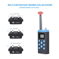 Neuheit 2-in-1 Vibrations- und Elektroschock-Halsband gegen Bellen mit Fernbedienung für Hundetraining
